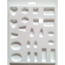 Plaster Casting Mold 8 X 9.50 Inches Jewels 22 Cavity - $833.50 MXN
