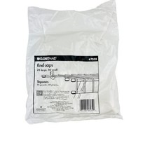 ClosetMaid 7535 End Caps 24 Large + 60 Small White 84-Pack NEW Closet Sh... - £7.70 GBP