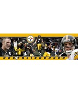  Ben Roethlisberger Quarterback Pittsburgh Steelers Photoramic #1032 - $927.28 MXN+