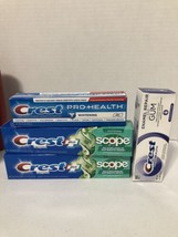 Mix Lot Of 4 Crest Pro-Health Whitening Fluoride Toothpaste Enamel Repai... - £12.93 GBP