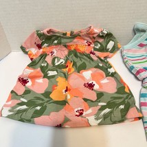 Mixed Lot of 3 Newborn One Pieces and Dress Carters Members Mark Circo - £8.35 GBP