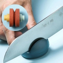 Mini Knife Sharpener Portable Diamond Whetstone Kitchen Sharpening Tool ... - £3.15 GBP