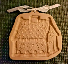 Vintage Brown Bag Cookie Art 1985 Cookie Mold Gingerbread House Cookie Stamp - £27.33 GBP