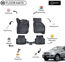 3D Molded Vehicle Specific Rubber Floor Mat for Mercedes ML Class W163 1998-2005 - $93.95