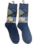 ( 2 Pair ) Royal Deluxe THERMA SOCKS SOFT Dress Socks Size 10-13 NEW - $24.98 CAD