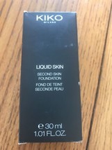 KIKO Milano Liquid Skin Second Skin Foundation WR 180 30ml Ships N 24h - $44.12