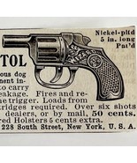1906 Wizard Repeating Liquid Pistol Advertisement Firearms Ephemera 2.25... - $372.59 MXN