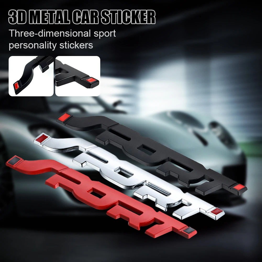 1 Pcs 3D Car Sticker Zinc Alloy   Car Sticker Emblem Car Styling Decals Decorati - £40.40 GBP