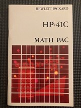 Hewlett-Packard HP-41C Math PAC Manual 00041-900034  04/1982 - $10.76