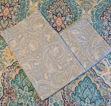 Lauren Ralph Lauren Pillowcases Blue/White Muted Print 32&quot; x 19&quot; - $24.99