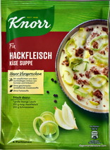 Knorr Fix - Hackfleisch Kaesesuppe mit Lauch (Minced meat cheese soup w/... - £3.13 GBP