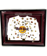 Hard Rock Cafe Pins Collection Shirt Framed Lot London Vegas 40 Plus Others - £375.89 GBP