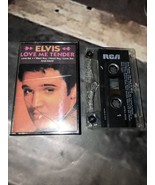 Sealed Vtg Elvis Presley Love Me Tender Cassette Tape + His Hand In Mine... - £5.44 GBP