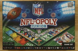 EUC Masterpieces NFL Football Board Game NFLOPOLY Junior Game Set #41644 - £11.51 GBP