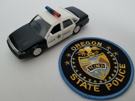 Roadchamps 1:43 Diecast Police Cruiser and Agency Police Patch (Oregon State PD) - £26.31 GBP