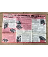 Ephemera Vintage 1958 Members Special Christmas Bargain Book Flyer - £12.45 GBP