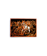 Running Horses Layered Wood Wall Art – 7 Layer 15x11 - $100.00