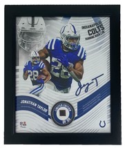 JONATHAN TAYLOR Colts Framed 15&quot; x 17&quot; Game Used Football Collage LE 50 - £92.80 GBP