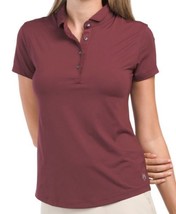NWT Ladies GREYSON Burgundy Short Sleeve Scarlet Polo Shirt - L &amp; XL - £39.32 GBP
