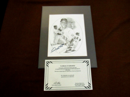 WILLIE MAYS SAN FRANCISCO GIANTS HOF MVP SIGNED AUTO MATTED LITHO SB AUT... - £311.49 GBP