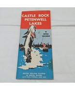 Castle Rock Petenwell Lakes Central Wisconsin Map Brochure Booklet - $24.28 CAD