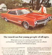 1966 Buick Wildcat Gran Sport Advertisement Automobilia Cars Vintage DWF27 - $29.99