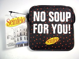 Funko Seinfeld No Soup for You Vinyl Zip Character Coin Bag NEW - $9.45