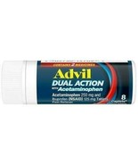 20 Bottles Advil Dual Action Coated Caplets - 8.0 ea - 160 ct Total  *02... - $23.84 CAD