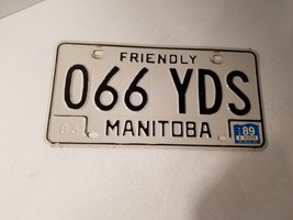 1989 Manitoba License Plate - $14.52