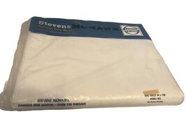 Stevens Mohawk Famous Fine Muslin One Sheet 81x108 Double Bed New 100% C... - $185.80 MXN