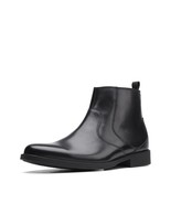 Clarks mens Whiddon Zip Waterproof Ankle Boot, Black Leather Size 11.5 - $1,189.53 MXN