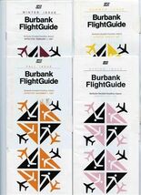 Burbank Glendale Pasadena Airport Flight Guides Spring Summer Fall Winte... - $53.46