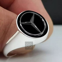 Mercedes Benz ring, 925 sterling silver, latest design 3d, Mercedes man' - £60.59 GBP