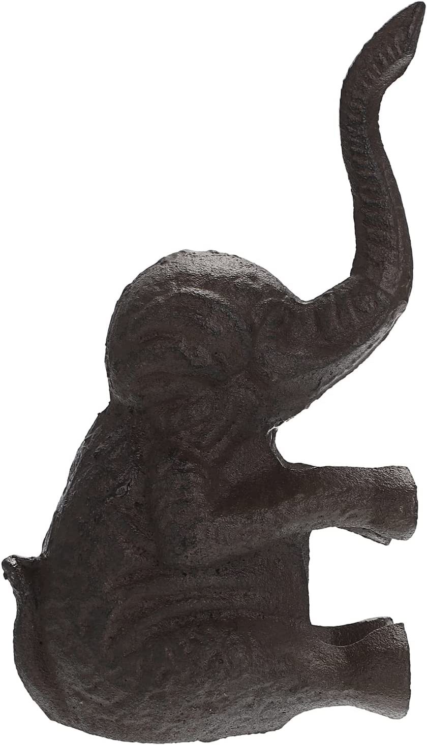 Sumnacon Cast Iron Cute Elephant Door Stop - Heavy Duty Floor Door Stopp... - $33.99
