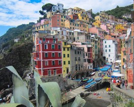 Riomaggiore Cinque Terre Italy Photo Picture Print 4X6,5X7, 8X10, 8.5X11&quot; - £7.25 GBP+
