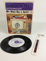 General Electric Show &#39;N Tell Which Way Is North Record Showslide Vintage 1964 - £11.63 GBP