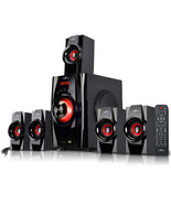 5.1 Channel Surround Sound Bluetooth Speaker System Red - $124.00