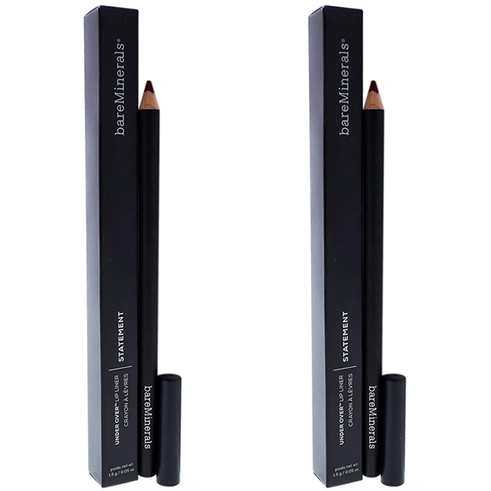 Primary image for 2-Pack New bareMinerals Statement Under Over Lip Liner Wired for Women, 0.05 Oz