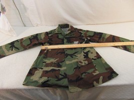 H/C Temp. Battle Dress Maternity Woodland Bdu Jacket Blouse Coat 10R Glue Holes - £10.99 GBP