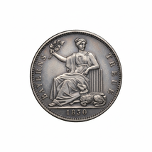 1830 Bavaria Ludwig I Portrait Restrike Art Medal - Historical Collectible - €11,29 EUR