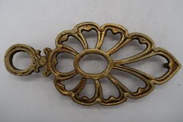 Vintage Solid Brass TRIVET Pot Holder Modern Farm House Decor Cottage Se... - $12.00