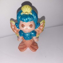 Vintage Kenner Sea Wees Shimmers Baby Winglet Doll Figure HTF Peach Blue - $24.75