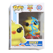Keegan-Michael Key Signed &quot;Toy Story 4&quot; #531 Ducky Funko Pop! Vinyl Figure (Beck - £82.07 GBP
