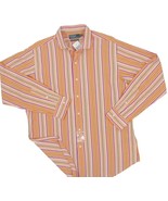NEW $145 Polo Ralph Lauren Estate Sport Shirt! M  Weathered Orange Strip... - £39.08 GBP