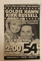 Overboard Tv Guide Print Ad Kurt Russell Goldie Hawn TPA18 - £4.66 GBP