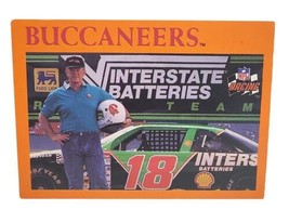 Joe Gibbs 1992 NFL Tampa Bay Buccaneers Interstate Batteries Racing Team Card - £2.59 GBP