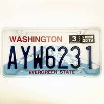 2019 United States Washington Evergreen State Passenger License Plate AY... - $225.96 MXN
