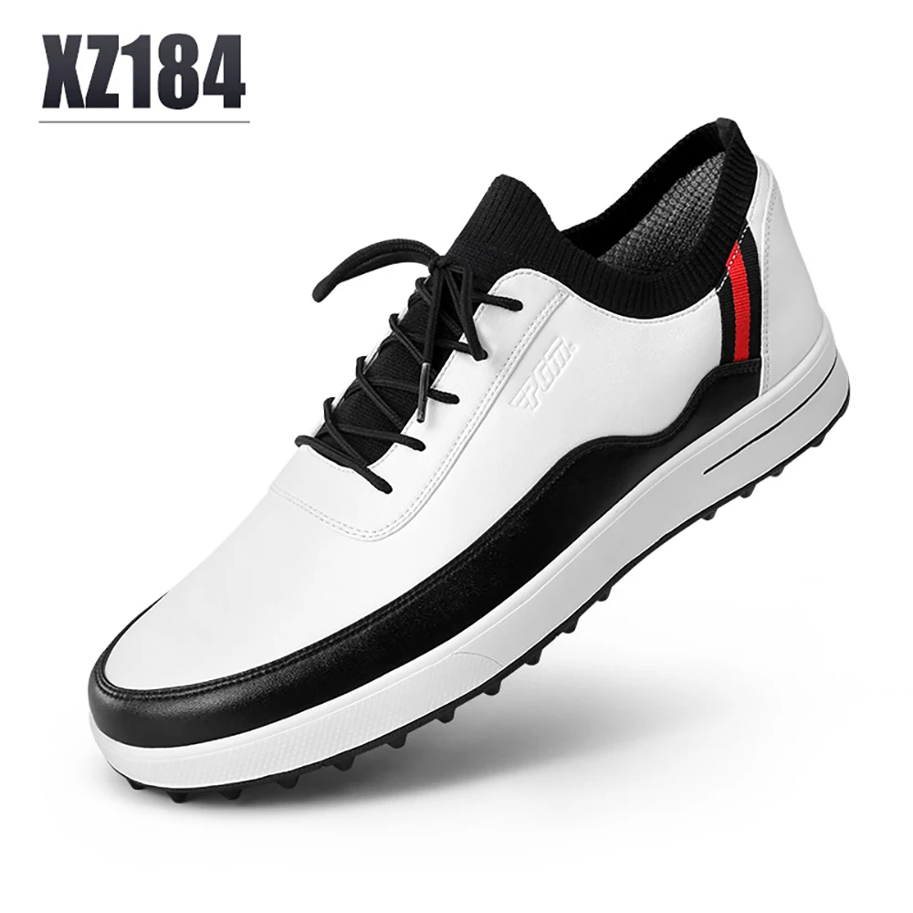 Terproof breathable sports shoes slip resistant sports sneakers microfiber leather golf thumb200