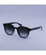 Gucci GG0638SK 001 Shiny Black/Grey Gradient 52-22-150 Sunglasses New Au... - $262.14