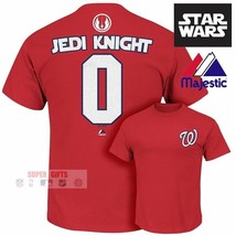 Washington Nationals NEW Star Wars Jedi Knight MLB Jersey Shirt Mens Majestic XL - $21.77